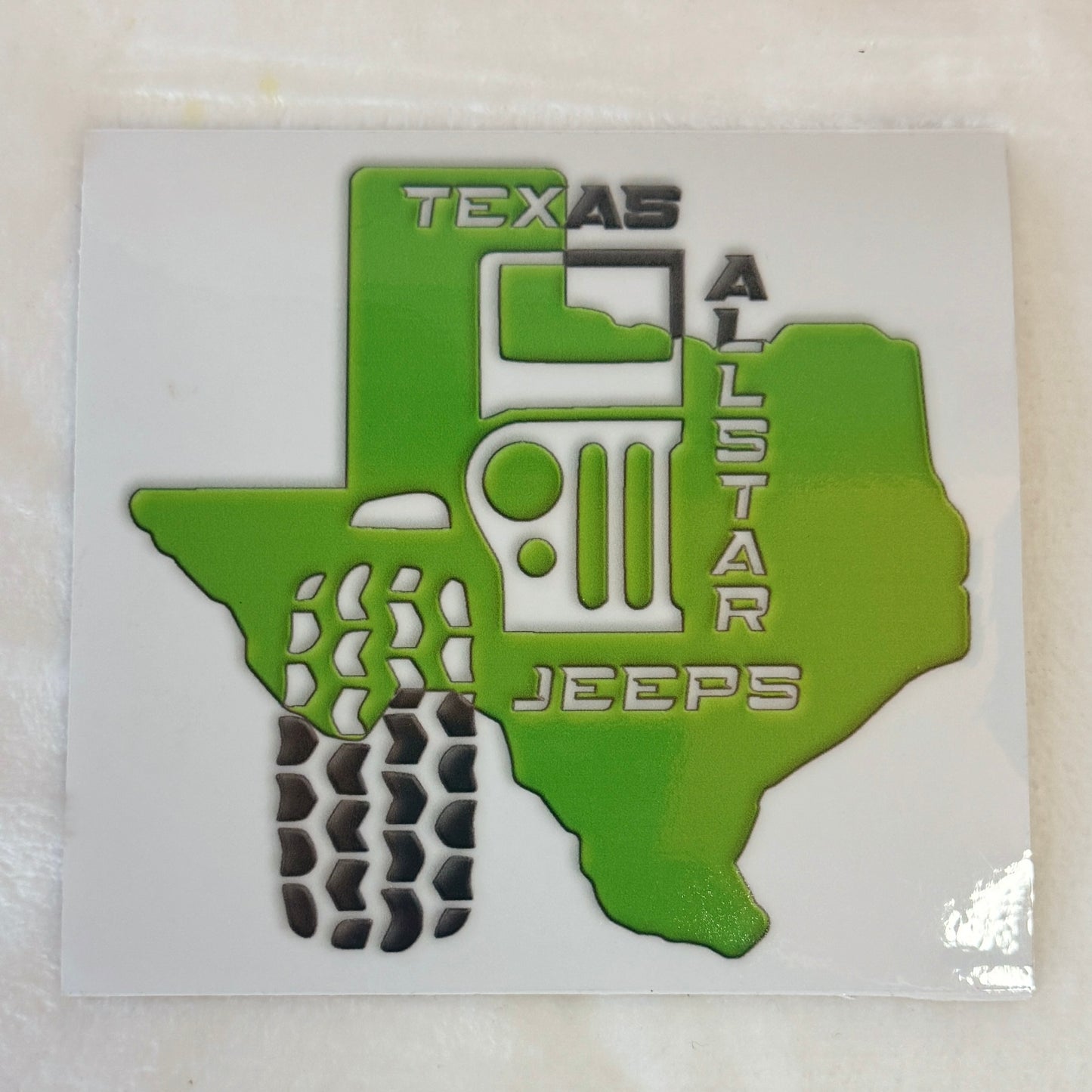 TAJ 3D UV DTF Sticker / Decal