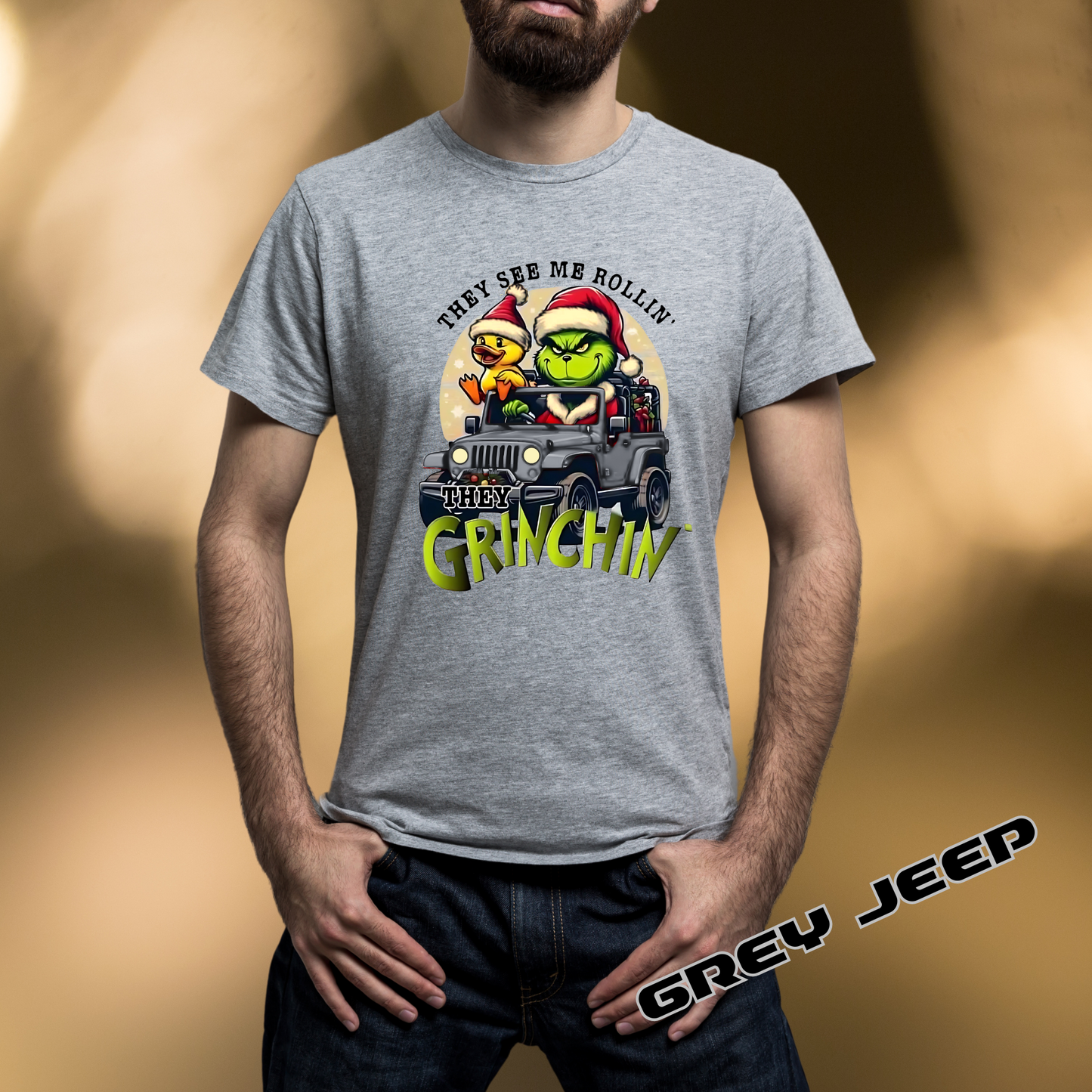 Grinch Jeep Inspired T-Shirt
