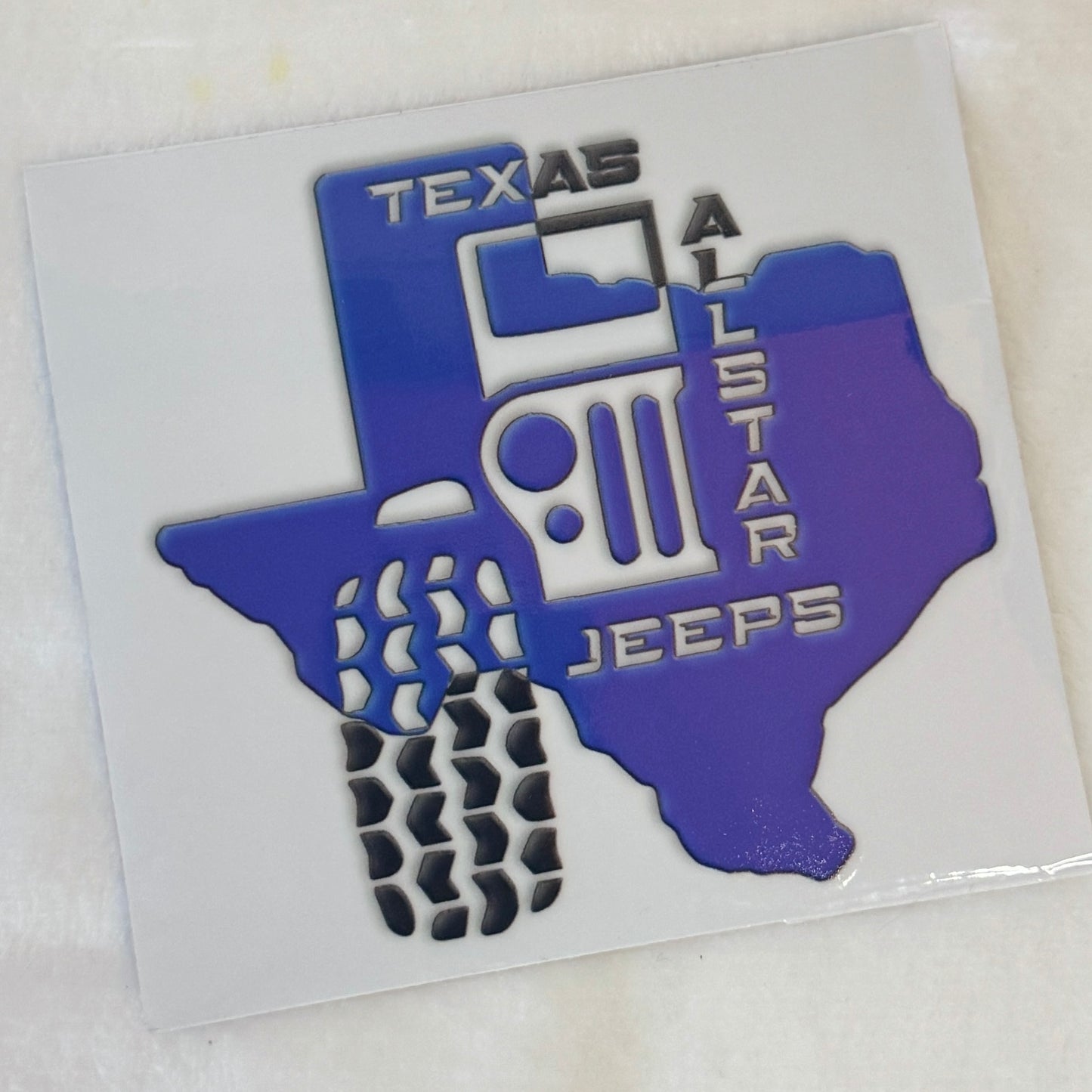 TAJ 3D UV DTF Sticker / Decal