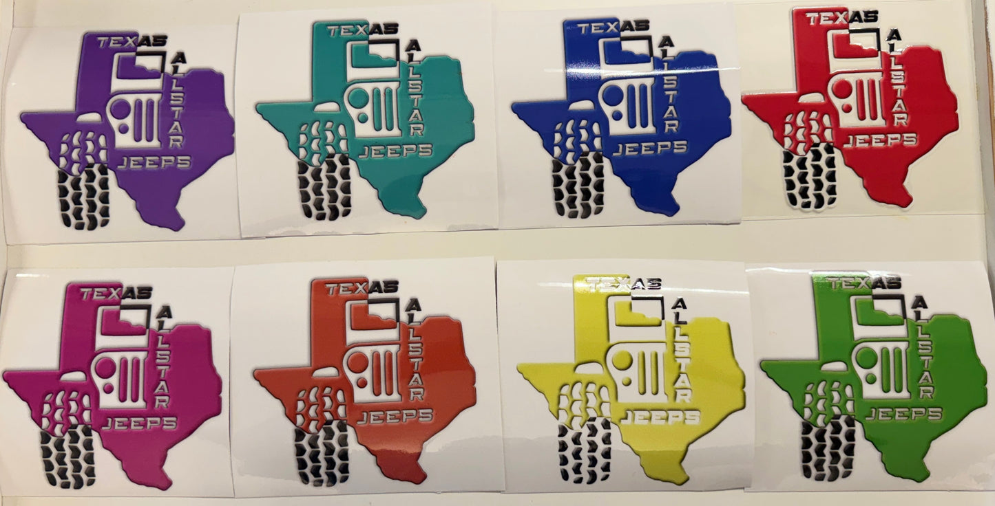 TAJ 3D UV DTF Sticker / Decal