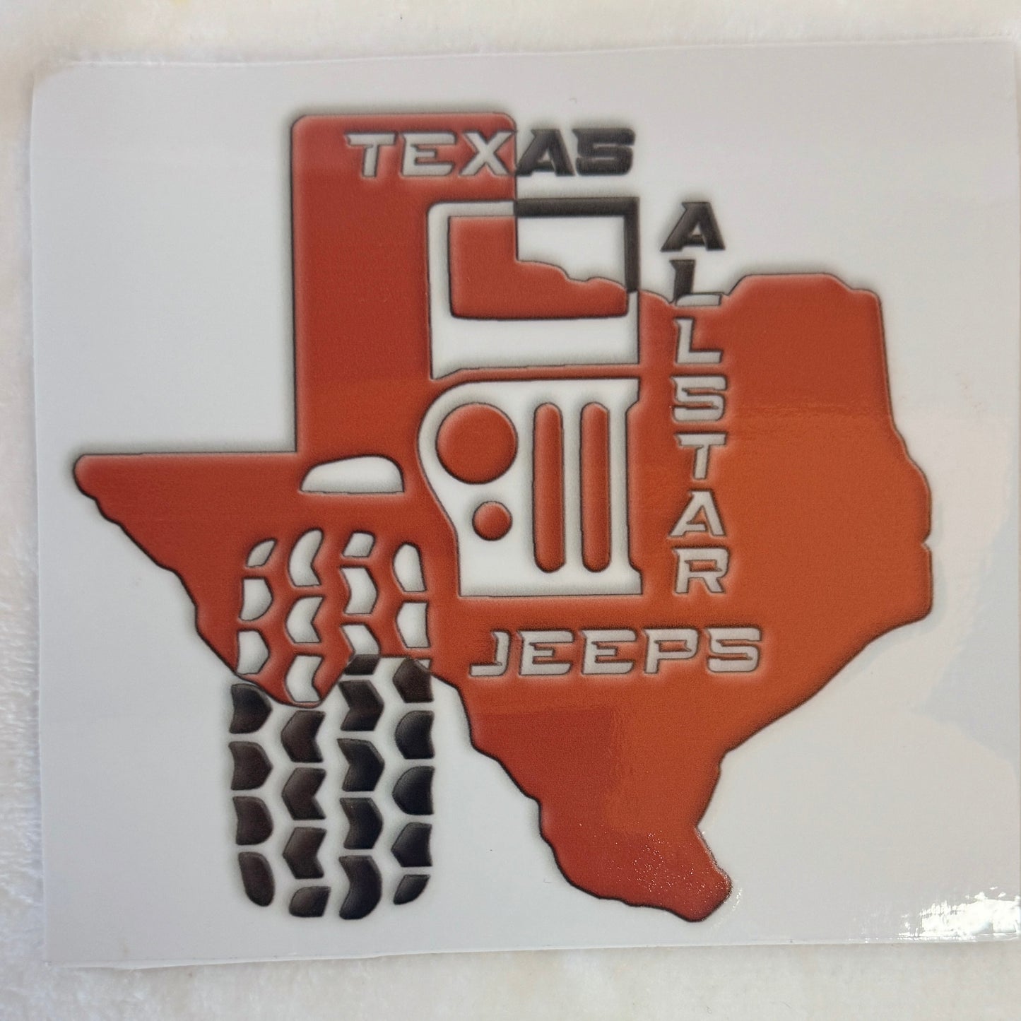 TAJ 3D UV DTF Sticker / Decal