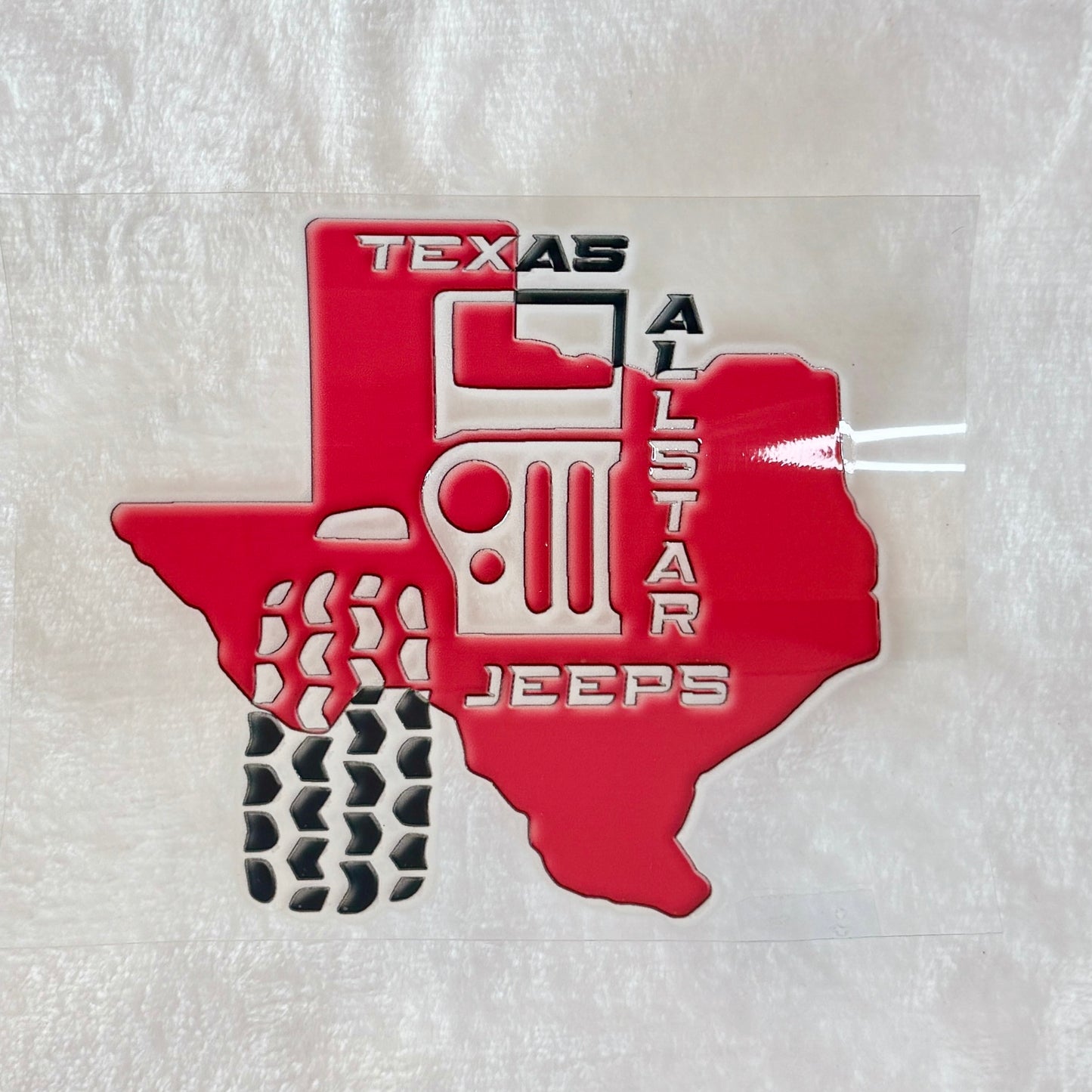 TAJ 3D UV DTF Sticker / Decal
