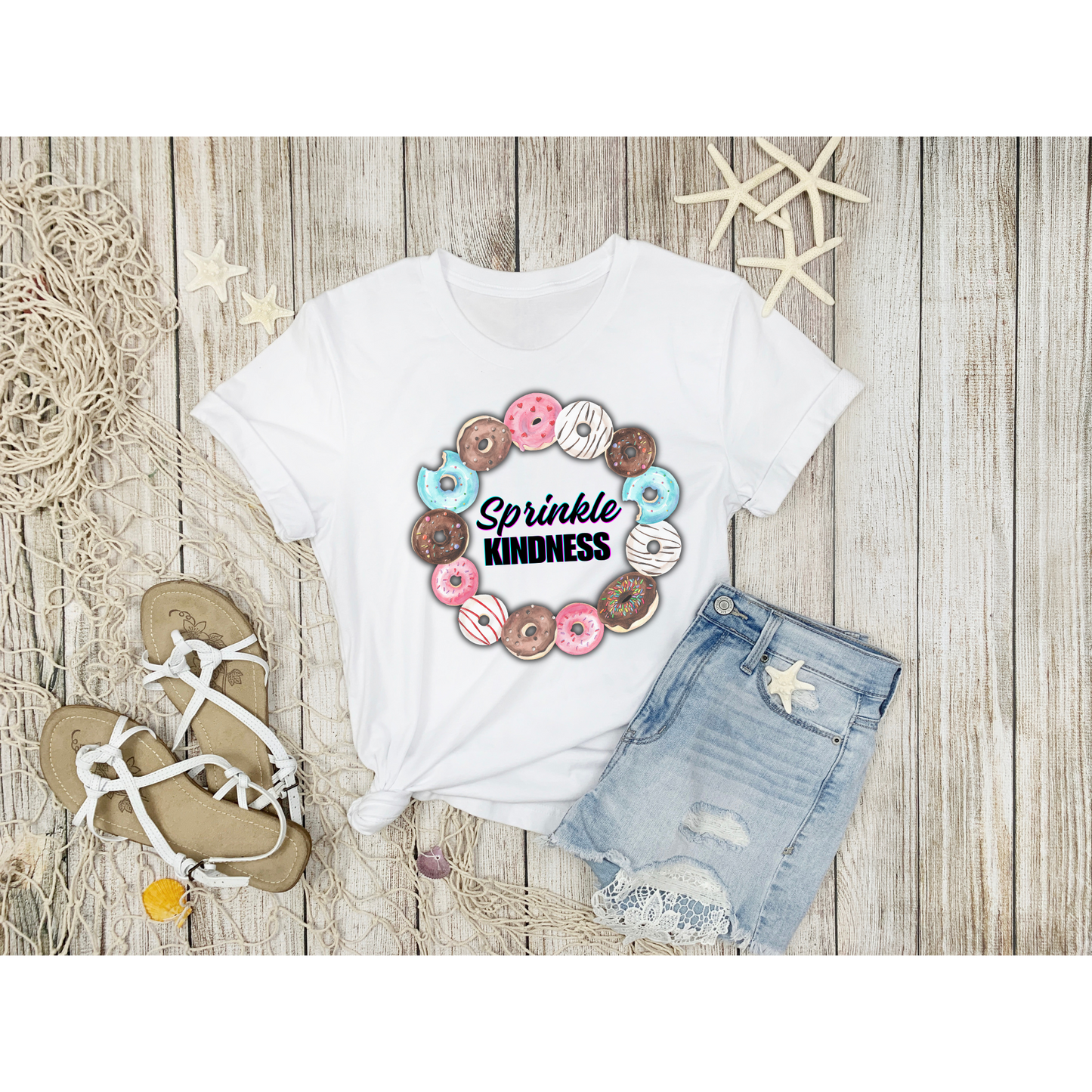 "Sprinkle Kindness" Donut Inspirational / Positive Quote Shirt