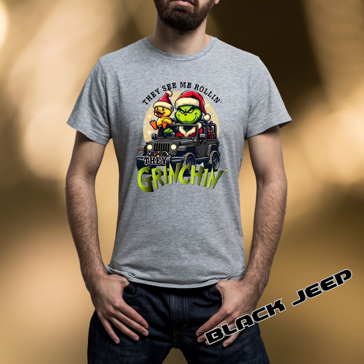 Grinch Jeep Inspired T-Shirt