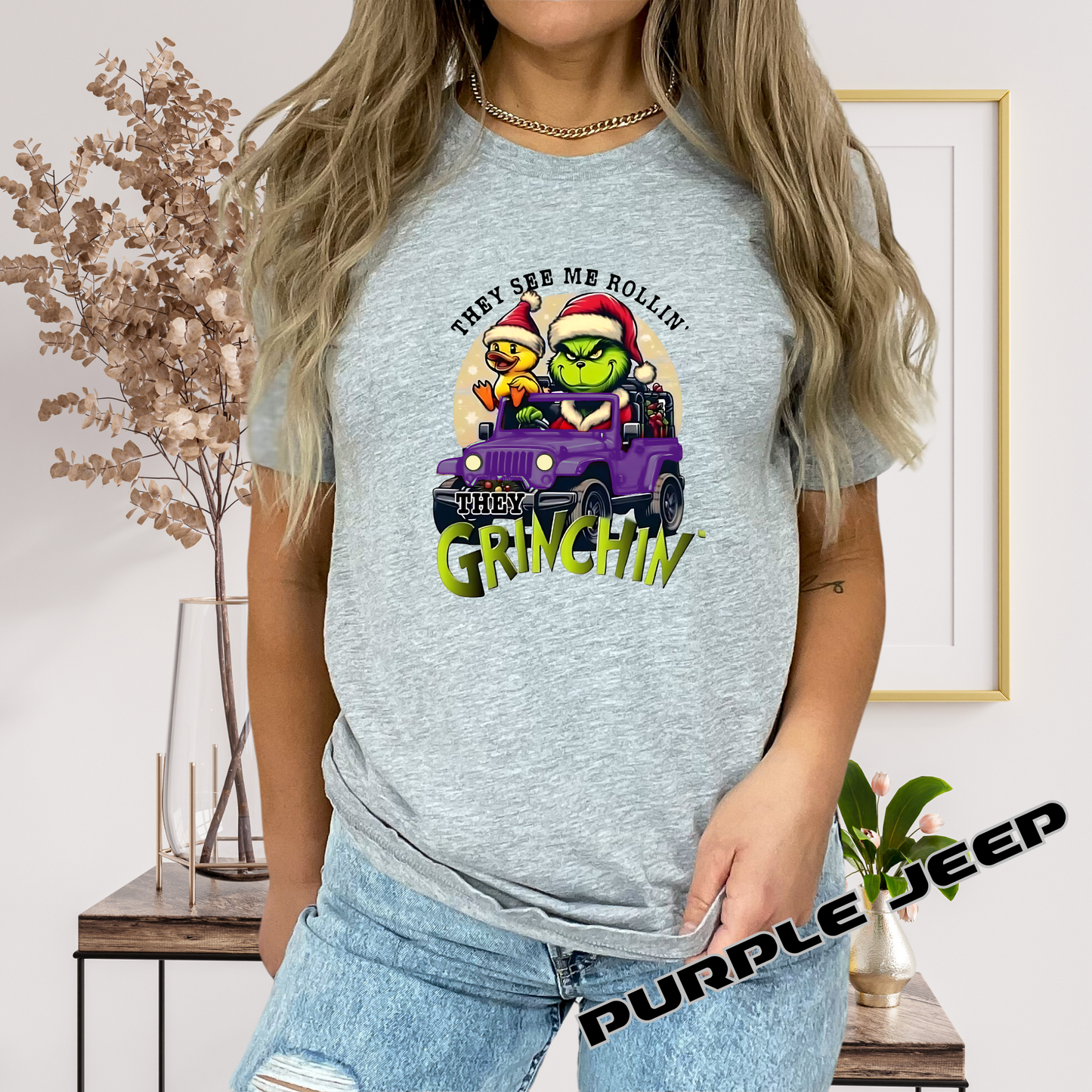 Grinch Jeep Inspired T-Shirt