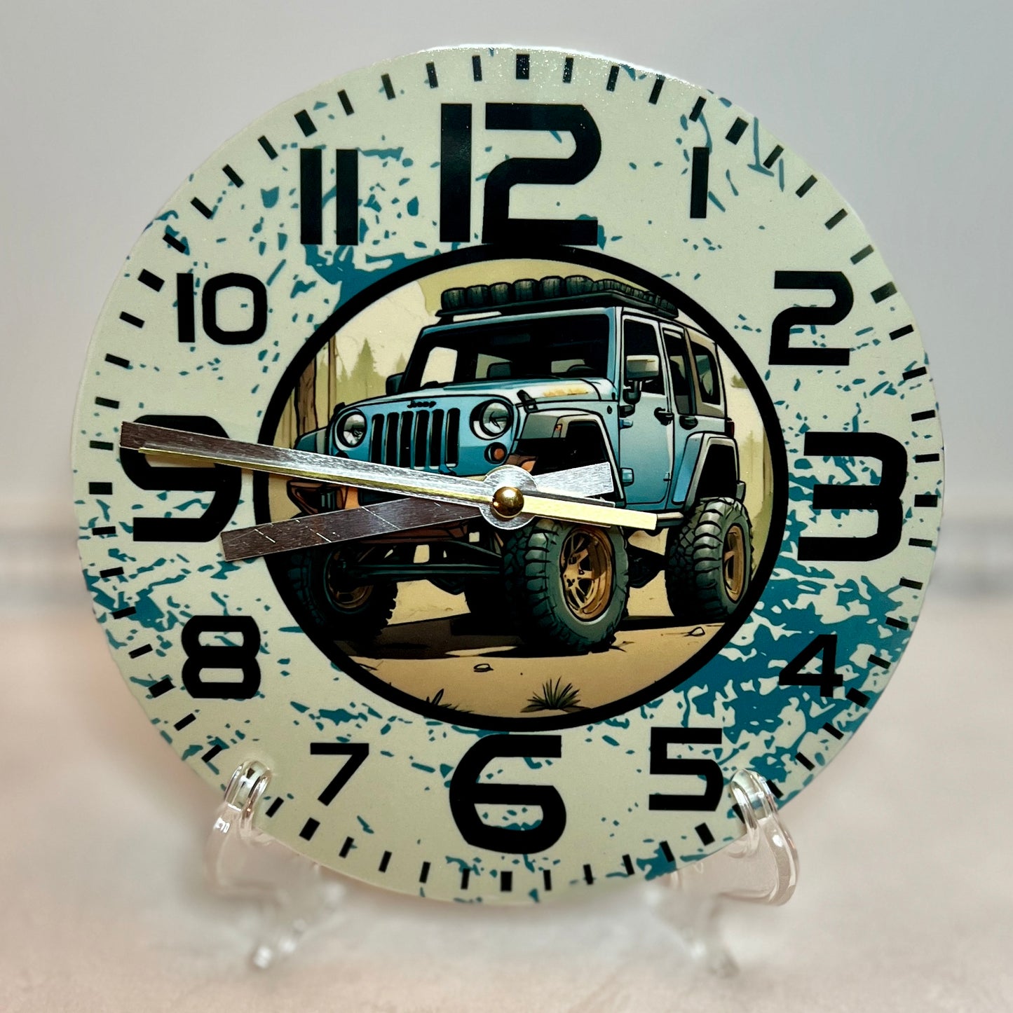 Retro Jeep Inspired Clock