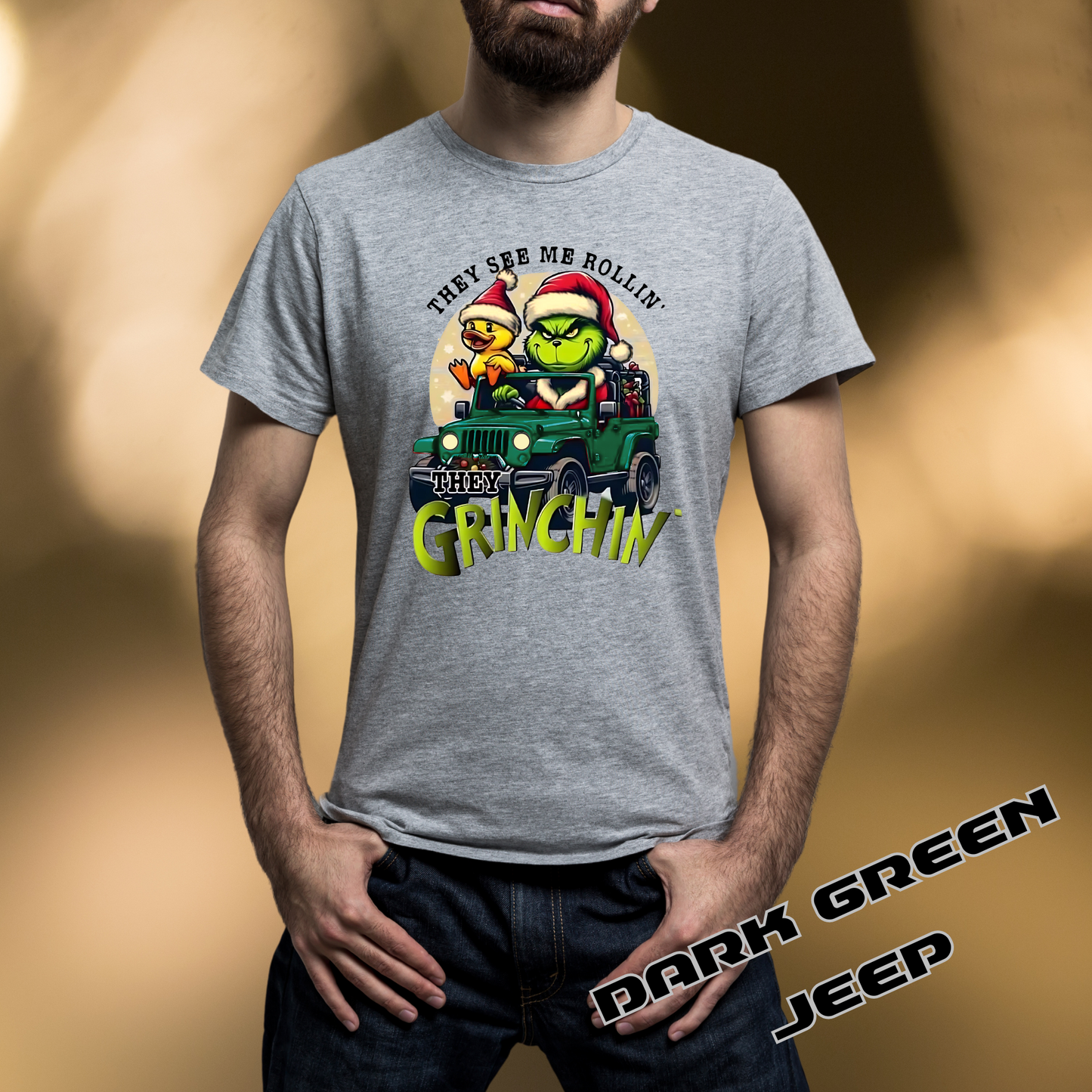 Grinch Jeep Inspired T-Shirt