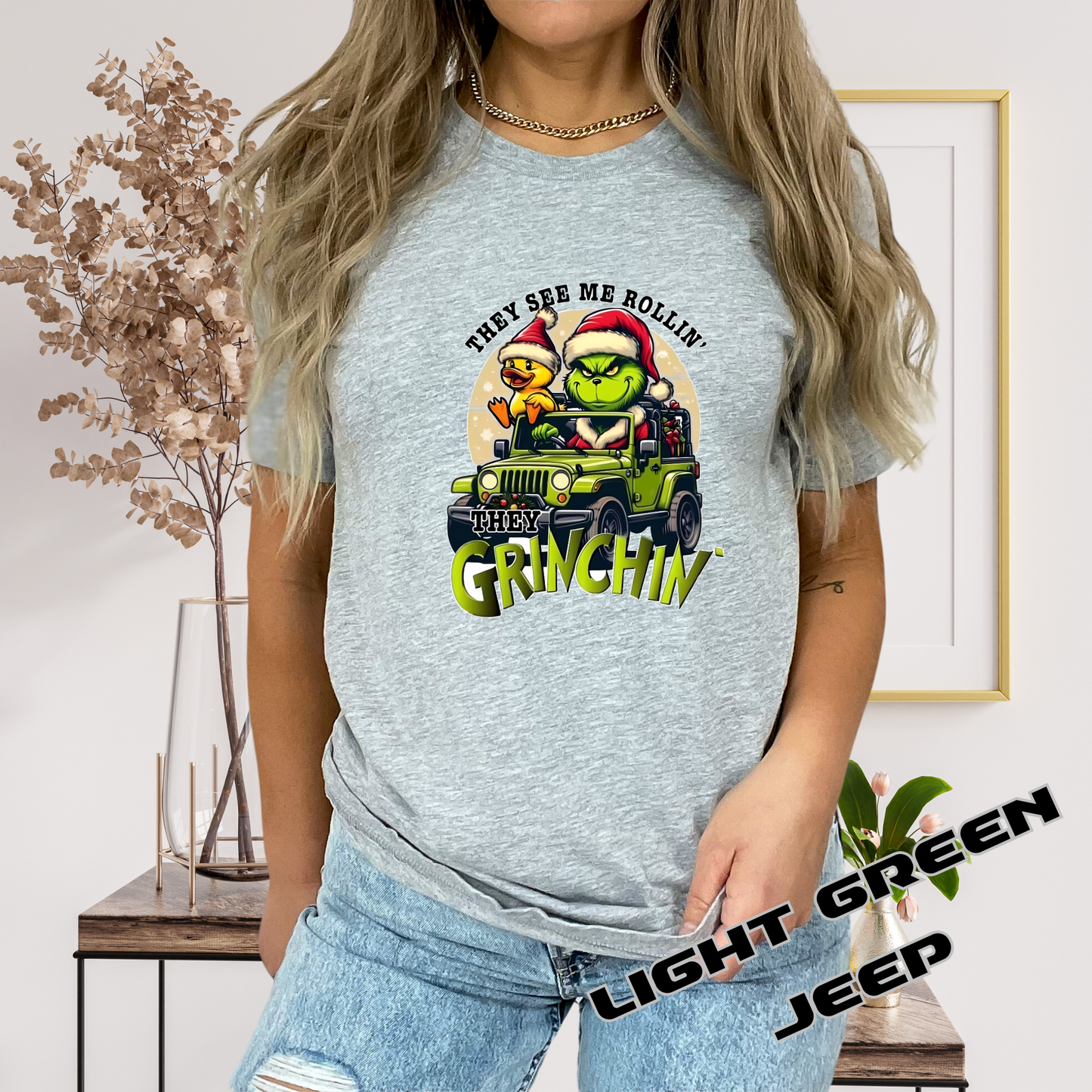 Grinch Jeep Inspired T-Shirt