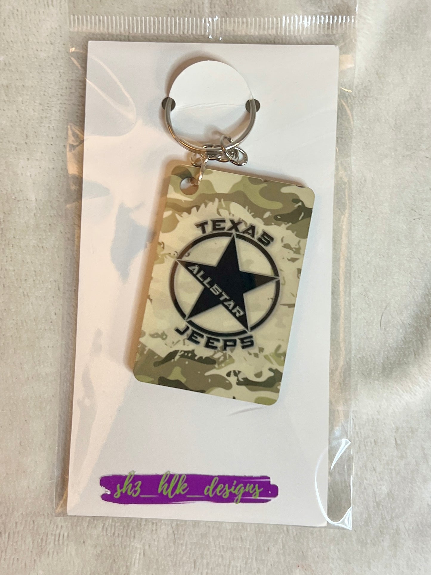 Texas Allstar Jeeps Key Chains