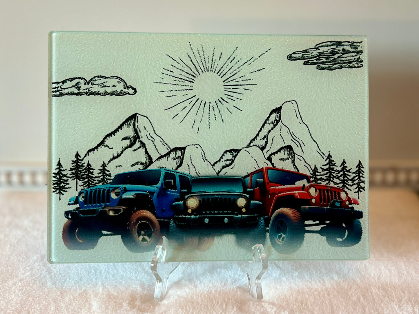 Jeep Inspired Cutting Board