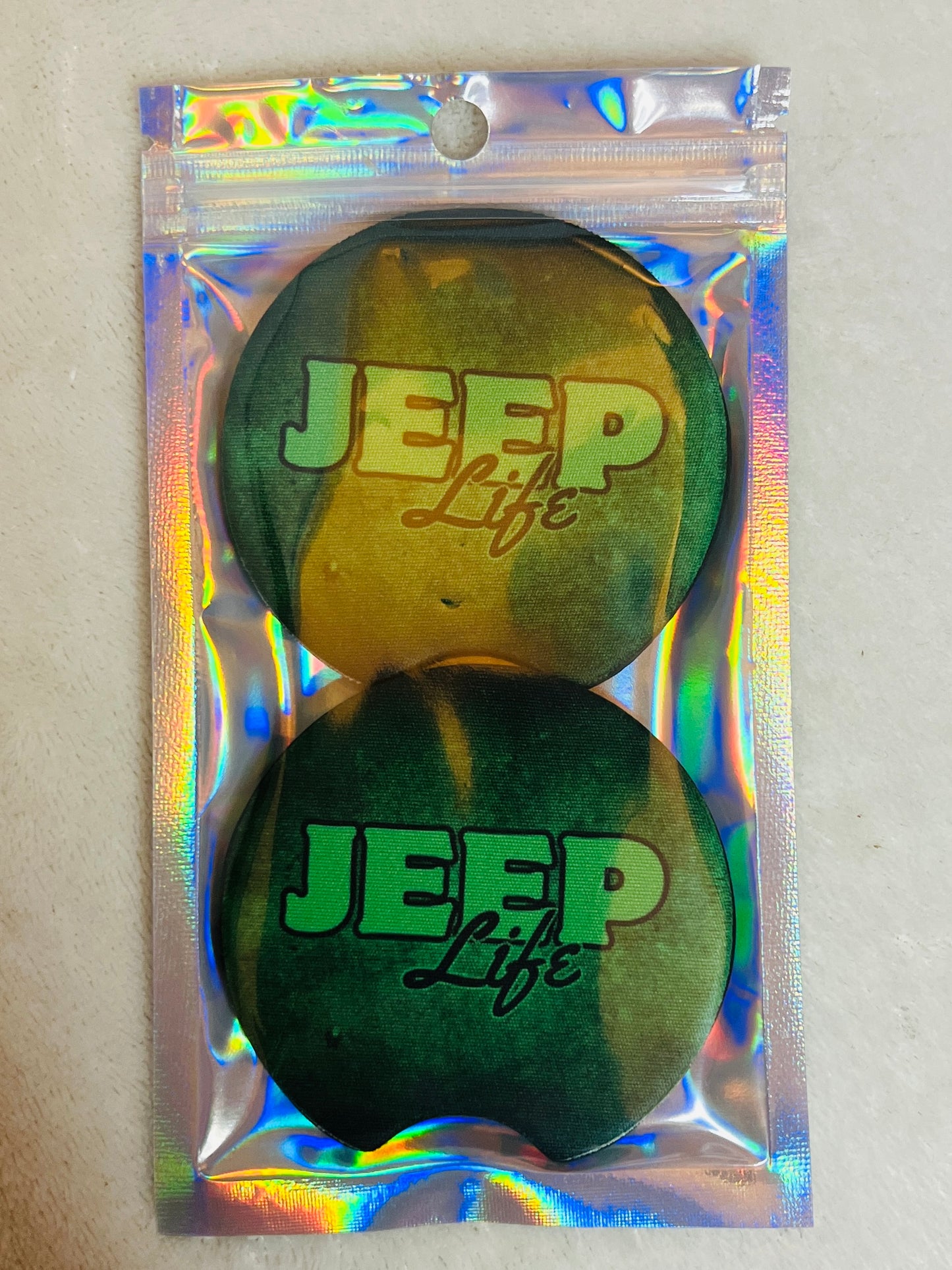 Jeep Life Inspired Car Coasters