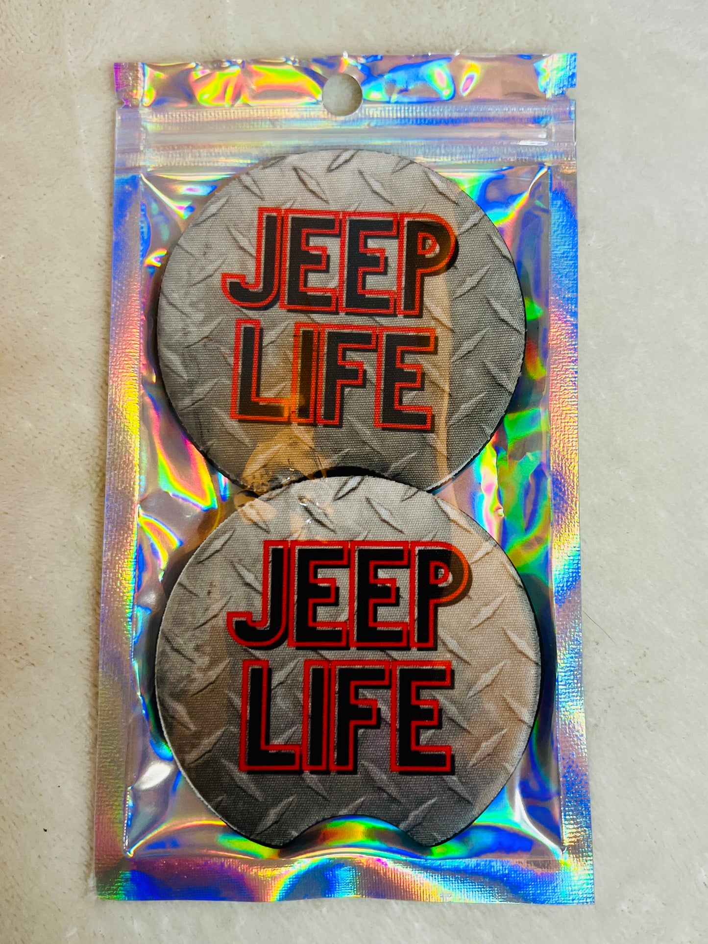 Jeep Life Inspired Car Coasters