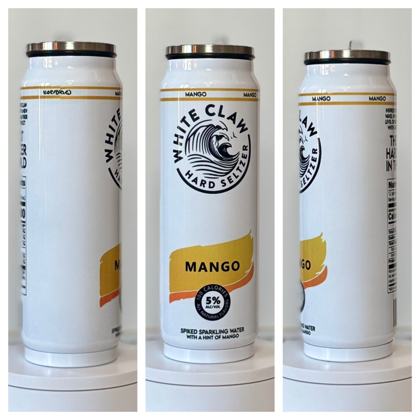 White Claw 17oz Sublimated Soda Can Cup/Tumbler