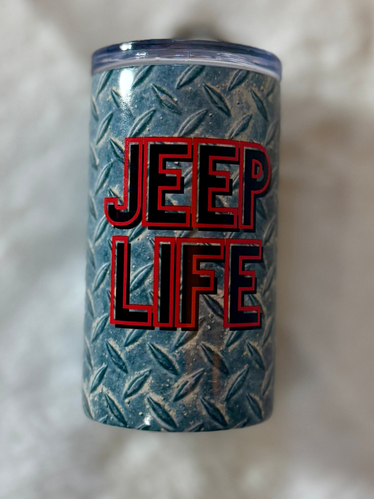 Diamond Plate Jeep Life Inspired Shot Glass