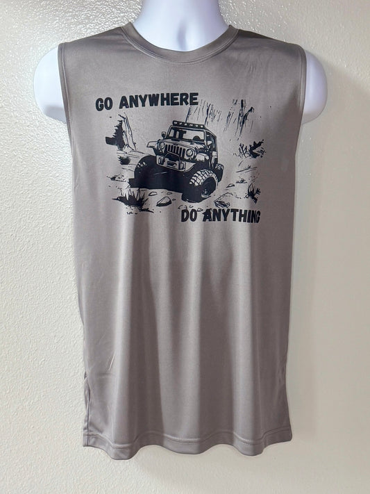 Go Anywhere, Do Anything Men's Muscle Tank