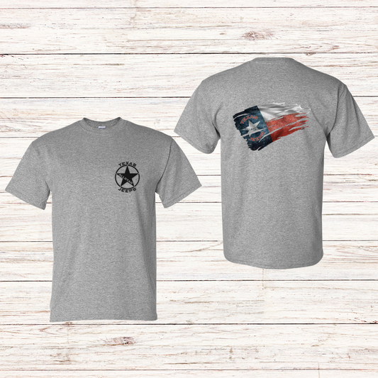 Texas Allstar Jeeps American Flag Shirt