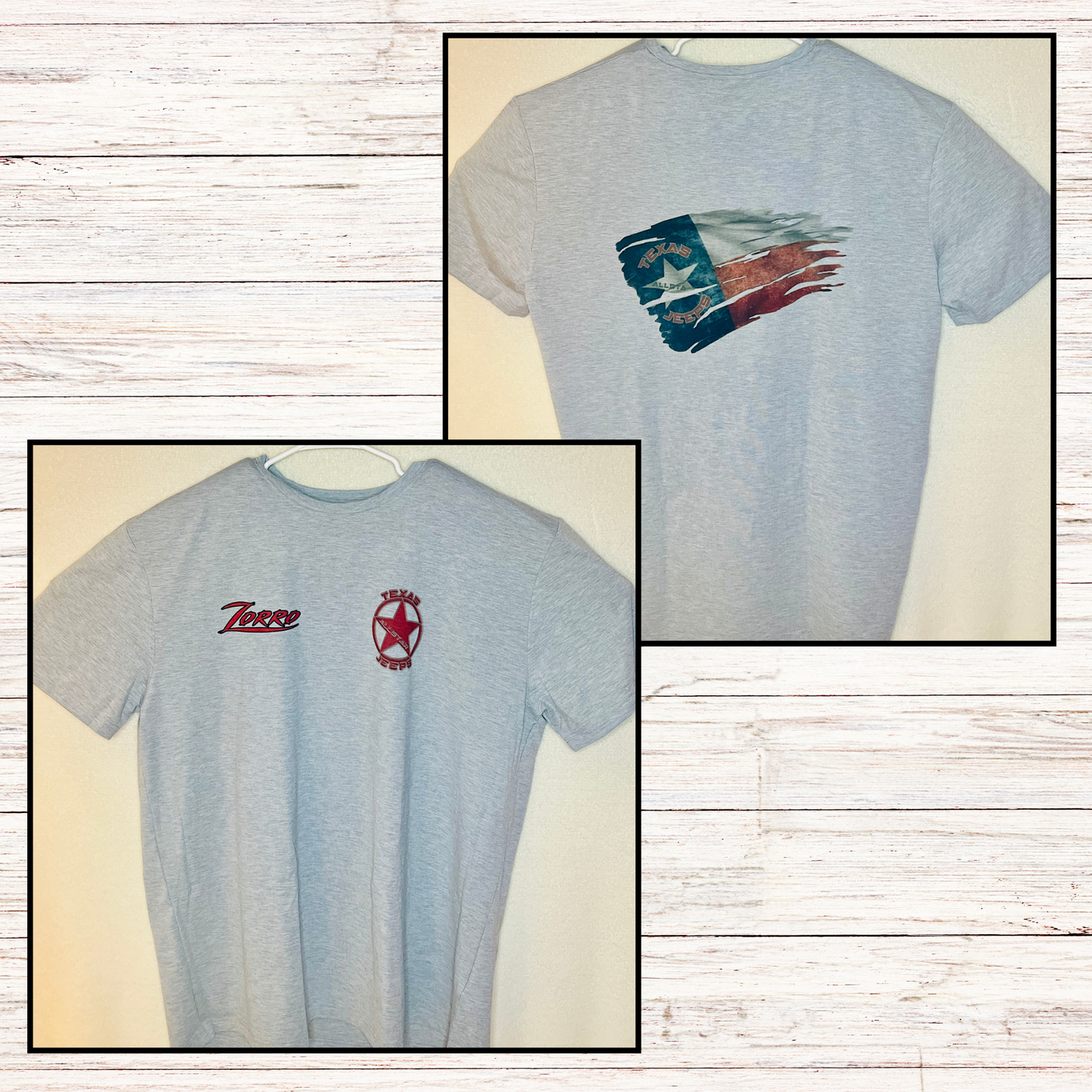 Texas Allstar Jeeps American Flag Shirt